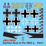  AML Czech Republic  1/144 German Aces in Focke-Wulf Fw.190As,Part I AMLC4024