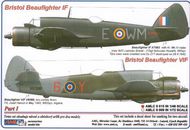 Bristol Beaufighter Mk.IF X7583 (WM-E + WM-T) #AMLC8015