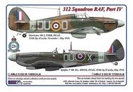  AML Czech Republic  1/48 312Sq RAF, Part IV: Hawker Hurricane Mk.I, P3 AMLC8032