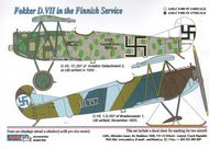 Fokker D.VII in Finnish Service x 2 #AMLC9002