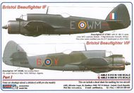 Bristol Beaufighter Mk.IF X7583 (WM-E + WM-T) #AMLC9009