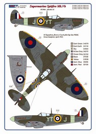 Supermarine Spitfire Mk.Vb Czechoslovak pilots of No.65 Squadron RAF #AMLC9032