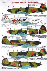  AML Czech Republic  1/48 Soviet Aces in Yakovlev Yak-1 & Yak-7A/Yak-7B, Early series AMLD48028