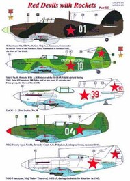  AML Czech Republic  1/48 Red Devils with Rockets Pt.III Decals includes etched seat belts AMLD48031