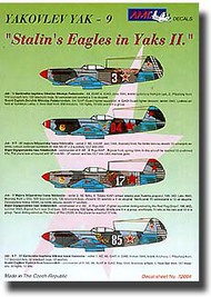  AML Czech Republic  1/72 Stalin's Eagles in Yaks II AMLD72004