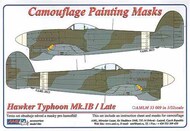 Hawker Typhoon Mk.Ib / Late version camouflage pattern paint mask #AMLM33009
