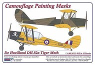 de Havilland DH.82A / DH.82C Tiger Moth camouflage pattern paint mask + bonus decals #AMLM33012