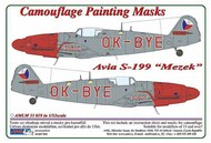 Avia S-199 Mule OK-BYE  Czech Police version code letters and camouflage pattern paint mask #AMLM33019