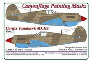  AML Czech Republic  1/48 Curtiss Tomahawk Mk.IIB / Part II camouflage pattern paint mask AMLM49036