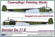 Dornier Do.17Z camouflage pattern paint mask #AMLM49041