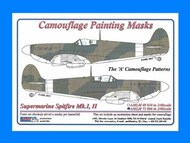  AML Czech Republic  1/72 Supermarine Spitfire Mk.I, Mk.II The 'A' pattern camouflage pattern paint mask AMLM73006