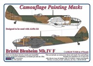 Bristol Blenheim Mk.IV camouflage pattern paint mask #AMLM73020