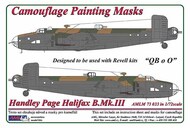 Handley-Page Halifax B.Mk.III camouflage pattern paint mask #AMLM73033