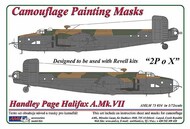 Handley-Page Halifax Mk.VII 2P camouflage pattern paint mask #AMLM73034