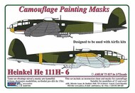  AML Czech Republic  1/72 Heinkel He.111H-6 camouflage pattern paint mask AMLM73037