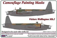 Vickers Wellington Mk.IA/C camouflage pattern paint mask #AMLM73042