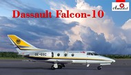  A-Model Poland  1/72 Dassault Falcon 10 Early Corporate Jet Aircraft AMZ72245