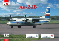  A-Model Poland  1/72 Antonov An-24B Passenger Airliner AMZ72253