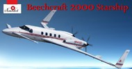 Beechcraft 2000 Starship N641SE Twin-Engine Business Aircraft #AMZ72273