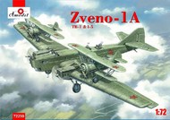  A-Model Poland  1/72 Soviet Zveno 1A TB1 Mothership Aircraft w/2 I5 Soviet Fighters AMZ72290