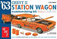 1963 Chevy II Station Wagon w/Trailer #AMT1201