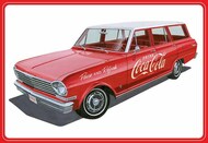 1963 Chevy II  Nova Wagon w/Crates Coke #AMT1353