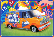 Fanta 1977 Ford Custom Van - Pre-Order Item #AMT1471