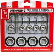  AMT/ERTL  NoScale KH Wire Wheels & Tires Parts pack AMTPP033