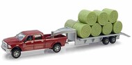  AMT/ERTL  1/16 Pre-Owned Dodge Pickup and Trailer w/Lawn and Garden Tractor ERT13166