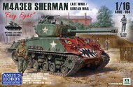  Andy Hobby  1/16 M4A3E8 Sherman "Easy Eight" (Late WWII / Korean War) with Figure AHHQ-004