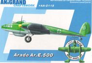  Anigrand Craftswork  1/72 Arado Ar.E.500 Twin-boom attacker project ANIG2115