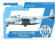  Anigrand Craftswork  1/72 Fairchild C-82A Packet World's first twin-boom transport aircraft ANIG2118