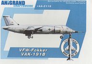  Anigrand Craftswork  1/72 VFw.Fokker VAK-191B German vector thrust VTOL ANIG2119