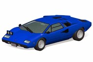  Aoshima  1/32 SNAP KIT #20-E Lamborghini Countach LP400(Blue) AOS06537