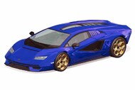  Aoshima  1/32 SNAP KIT #19-F Lamborghini Countach LPI 800-4(METALLIC BLUE) AOS06544