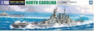  Aoshima  1/700 US NAVY BATTLESHIP USS NORTH CAROLINA AOS4600