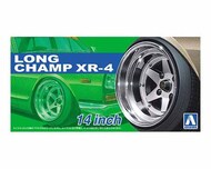  Aoshima  1/24 Long Champ XR4 14" Tire & Wheel Set (4) AOS52570