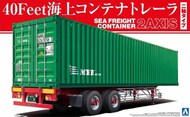  Aoshima  1/32 40' Sea Freight Container Trailer - Pre-Order Item AOS52907