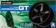  Aoshima  1/24 Advan Racing GT 19"" Tire & Wheel Set (4)" - Pre-Order Item AOS53300