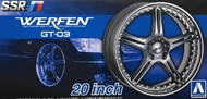  Aoshima  1/24 SSR Werfen GT03 20" Tire & Wheel Set (4) AOS53843