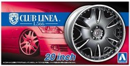  Aoshima  1/24 Club Linea L566 20" Tire & Wheel Set (4) AOS53850