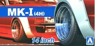  Aoshima  1/24 Mk I 4H 14" Tire & Wheel Set (4) AOS53874