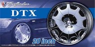  Aoshima  1/24 Trafficstar DTX 20 Tire & Wheel Set (4) AOS54260