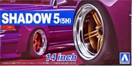 Shadow 5(5H) 14 Tire & Wheel Set (4) #AOS54376
