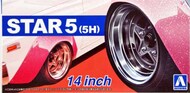 Star 5 (5H) 14 Tire & Wheel Set (4) #AOS54390