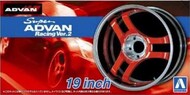  Aoshima  1/24 Super Advan Racing Ver. 2 19"" Tire & Wheel Set (4) AOS54604