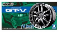  Aoshima  1/24 Volk Racing GT-V 19"" Tire & Wheel Set (4) AOS54628
