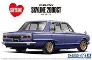  Aoshima  1/24 1971 Nissan Skyline GC10 2000GT 2-Door Car AOS58367