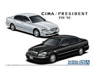  Aoshima  1/24 2003 Nissan F50 Cima/President 4-Door Car - Pre-Order Item* AOS61428