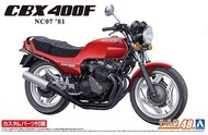  Aoshima  1/12 1981 Honda CBX400F NC07 Motorcycle (Red) - Pre-Order Item* AOS62326